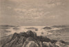 Lüderitz (Angra Pequena) - View from Nautilus Point. Namibia 1885 old print