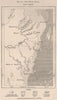 The Rufiji Delta. Tanzania. German East Africa 1885 old antique map plan chart