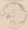 The Great Oceanic Hemisphere (Eastern Section) . World 1885 old antique map