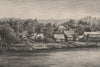 Scene in Borneo, near Sarawak. Malaysia. East Indies 1885 old antique print