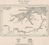 Sandakan, Sabah, Borneo. Malaysia. East Indies 1885 old antique map plan chart