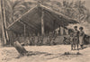 Tambu & group of Santa Ana (Owaraha) Natives, Solomon Islands. Melanesia 1885