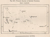 Volcanic Islands of Eastern Polynesia. South Pacific Ocean 1885 old map