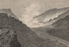 Craters of Kilauea, Hawaii. Hawaii 1885 old antique vintage print picture