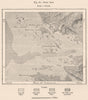 Sitka Bay. Alaska 1885 old antique vintage map plan chart