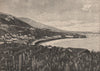 La Guaira; view taken at Carvonal. Vargas, Venezuela 1885 old antique print