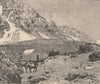 Casucha del Portillo, on La Cumbre pass (Paso de Uspallata) Chile 1885 print