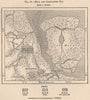 Amapa and Carapaporis channel. Ilha de Maraca. Brazil 1885 old antique