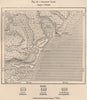 Alagoas Coast. Brazil 1885 old antique vintage map plan chart