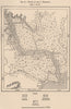 Mouth of Sao Francisco river.Piacubucu Penedo.Alagoas/Sergipe.Brazil 1885 map