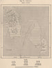Abrolhos Islands. Arquipélago de Abrolhos Brazil 1885 old antique map chart