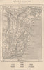 Rio Sao Francisco basin Rio Janeiro Espirito Santo Bahia coast Brazil 1885 map