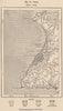 Salvador de Bahia. Brazil 1885 old antique vintage map plan chart