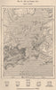 Rio de Janeiro bay. Brazil 1885 old antique vintage map plan chart