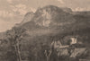 Paranagua-Curitiba railway - View taken at the Morro de Marumbi. Brazil 1885