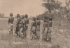 Lengoas Indians on the March. Brazil 1885 old antique vintage print picture