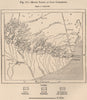Mount Tandil at Cape/Cabo Corrientes. Argentina 1885 old antique map chart