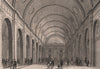 PARIS. Salle des pas-perdus. BICKNELL 1845 old antique vintage print picture