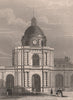 PARIS. Entrée du Palais du Luxembourg. BICKNELL 1845 old antique print picture
