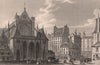 PARIS. Eglise de Saint-Germain Saint-Auxerrois. BICKNELL 1845 old print