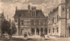 PARIS. Hotel de Cluny I. BICKNELL 1845 old antique vintage print picture