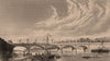 PARIS. Pont de Jena. BICKNELL 1845 old antique vintage print picture