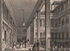 PARIS. Passage du Saumon. BICKNELL 1845 old antique vintage print picture