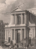 PARIS. L'eglise de l'Oratoire. BICKNELL 1845 old antique vintage print picture