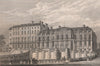 Palais de Saint-Cloud, vue du midi. Hauts-de-Seine. BICKNELL 1845 old print
