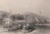 QUEBEC. Lake of the two Mountains. Lac des Deux Montagnes. Church. BARTLETT 1842