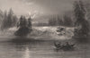 ONTARIO. Ottawa River Falls. Chute des Chats. Fitzroy Harbour. BARTLETT 1842