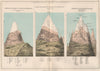 VERTICAL ANIMAL DISTRIBUTION. Andes;Chimborazo;Himalayas;Alps;Pyrenees 1886 map