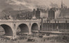 EDINBURGH. Vegetable and fish market, from the 'Rainbow' Gallery. SHEPHERD 1833