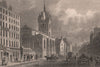 EDINBURGH. St Giles' Cathedral (High Kirk of Edinburgh). SHEPHERD 1833 print