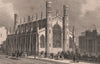 EDINBURGH. St Paul's and St George's Church, York Place. SHEPHERD 1833 print