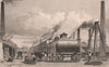 Steam-engine manufactory & iron-works, Bolton. Rothwell Hick & Co. HARWOOD 1829