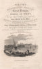 Greenwich Hospital. Title page. London. GASTINEAU 1829 old antique print