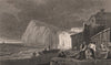 Shakespeare's Cliff, Dover. Kent. GASTINEAU 1829 old antique print picture