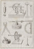 SCIENTIFIC INSTRUMENTS. instrumens d'Histoire naturelle II 1834 old print
