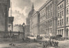 The New Post-Office (St. Martin's-le-Grande), London c1880 old antique print