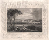 'Oxford'. Oxfordshire. Decorative view by William TOMBLESON 1835 old print