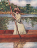 'Punting' by Mortimer Menpes. The Thames 1906 old antique print picture