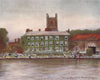 'Red Lion Hotel, Henley' by Mortimer Menpes. Oxfordshire 1906 old print