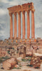 BAALBEK. 'The Temple of Jupiter, Baalbek' by Margaret Thomas. Lebanon 1908