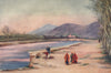 DAMASCUS. 'Mount Hermon from Damascus' by Margaret Thomas. Syria 1908 print