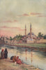 DAMASCUS. Tekkiye Mosque by Margaret Thomas. Syria 1908 old antique print