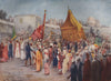 'Return of the Haj from Mecca to Damascus' by Margaret Thomas. Syria 1908