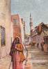 'At Salehîyeh' by Margaret Thomas. Syria 1908 old antique print picture
