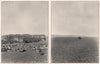 'The Serai, Palmyra; The Quarries, Palmyra'. Syria 1908 old antique print