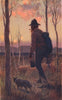 'The Nomad of the Australian interior' by Percy Spence. Australia 1910 print